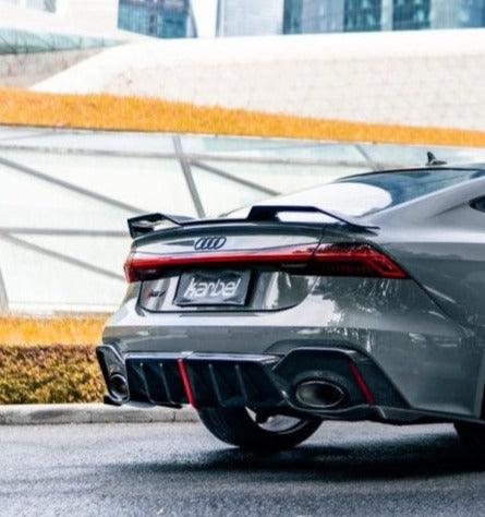 สปอยเลอร์ Carbon Fiber Audi A7 S7 RS7 C8 ทรง Karbel ปี 2020-ON