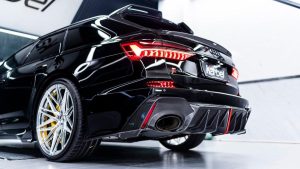 สปอยเลอร์ Carbon Fiber Audi RS6 C8 ทรง Karbel ปี 2020-ON