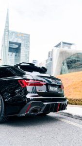 สปอยเลอร์ Carbon Fiber Audi RS6 C8 ทรง Karbel ปี 2020-ON