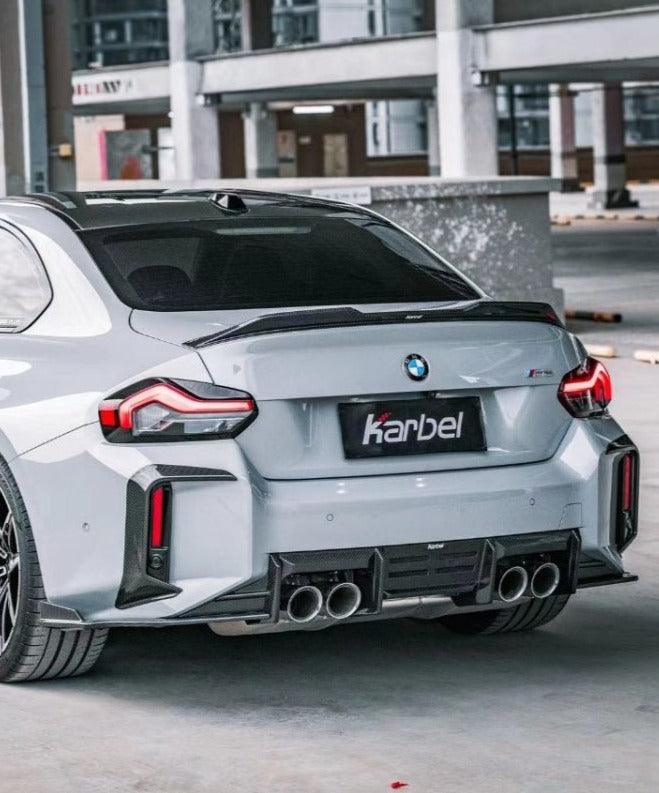 สปอยเลอร์ Carbon Fiber BMW M2 G87 2 Series G42 Coupe ทรง Karbel V2 ปี 2023-ON