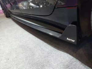 สเกิร์ตข้าง Carbon Fiber Audi RS5 S5 A5 B9 ทรง Karbel ปี 2017-2019