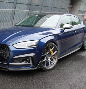 สเกิร์ตข้าง Carbon Fiber Audi RS5 S5 A5 B9 ทรง Karbel ปี 2017-2019