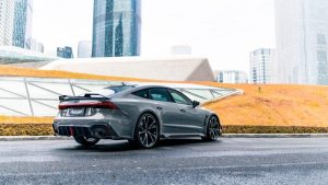 สเกิร์ตข้าง Carbon Fiber Audi RS7 RS6 C8 ทรง Karbel ปี 2020-ON