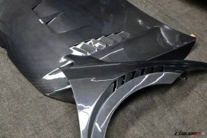 ซุ้มล้อ-แก้มข้าง Carbon Fiber Volkswagen GTI MK8 MK8.5 ทรง Karbel