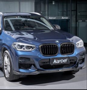 ลิ้นหน้า Carbon Fiber BMW X3 G01 X4 G02 Pre-LCI ทรง Karbel