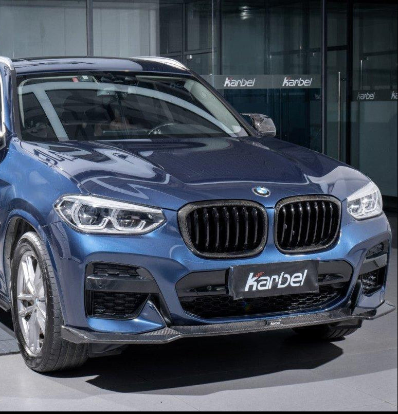 ลิ้นหน้า Carbon Fiber BMW X3 G01 X4 G02 Pre-LCI ทรง Karbel