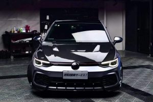 ลิ้นหน้า Carbon Fiber Volkswagen GTI MK8 ทรง Karbel
