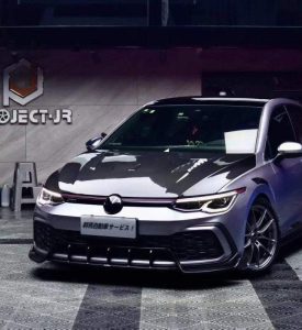ลิ้นหน้า Carbon Fiber Volkswagen GTI MK8 ทรง Karbel
