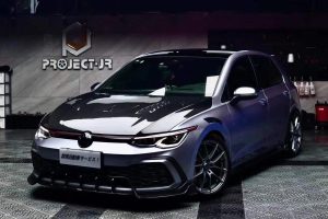 ลิ้นหน้า Carbon Fiber Volkswagen GTI MK8 ทรง Karbel