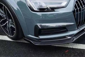 ลิ้นหน้า Carbon Fiber Audi A4 Allroad B9 ทรง Karbel ปี 2017-2019