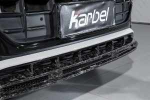 ลิ้นหน้า Carbon Fiber Audi SQ8 Q8 Pre-facelift ทรง Karbel ปี 2019-2023