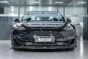 ลิ้นหน้า Carbon Fiber Tesla Model 3 / Performance ทรง Karbel