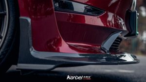 ลิ้นหน้า Carbon Fiber Tesla Model 3 / Performance ทรง Karbel