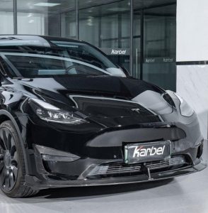 ลิ้นหน้า Carbon Fiber Tesla Model Y / Performance ทรง Karbel