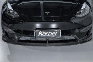 ลิ้นหน้า Carbon Fiber Tesla Model Y / Performance ทรง Karbel