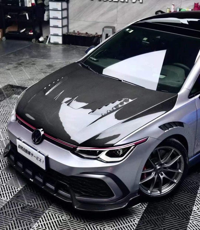 前引擎盖 Carbon Fiber Volkswagen Golf GTI / R-Line / R MK8 MK8.5 款式 Karbel