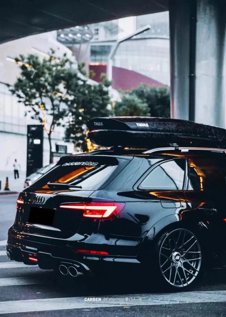 Rear Diffuser Carbon Fiber Audi A4 Allroad B9 style Karbel year 2017-2019