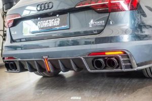 扩散器 Carbon Fiber Audi A4 Allroad B9.5 款式 Karbel 年 2020-ON