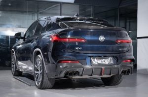 ดิฟฟิวเซอร์ Carbon Fiber BMW X4 G02 ทรง Karbel ปี 2019-2021