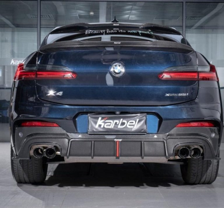 Rear Diffuser Carbon Fiber BMW X4 G02 style Karbel year 2019-2021