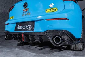 ดิฟฟิวเซอร์ Carbon Fiber Volkswagen GTI MK8 ทรง Karbel