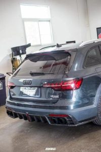 สปอยเลอร์หลังคา Carbon Fiber Audi A4 Allroad B9 B9.5 ทรง Karbel ปี 2017-ON