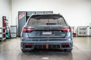 สปอยเลอร์หลังคา Carbon Fiber Audi A4 Allroad B9 B9.5 ทรง Karbel ปี 2017-ON
