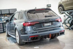 สปอยเลอร์หลังคา Carbon Fiber Audi A4 Allroad B9 B9.5 ทรง Karbel ปี 2017-ON