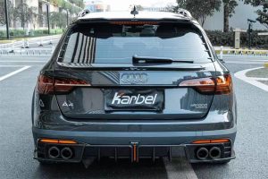 สปอยเลอร์หลังคา Carbon Fiber Audi A4 Allroad B9 B9.5 ทรง Karbel ปี 2017-ON