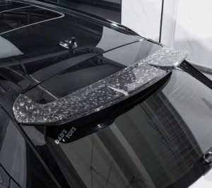 สปอยเลอร์หลังคา Carbon Fiber Audi SQ8 Q8 ทรง Karbel ปี 2019-ON