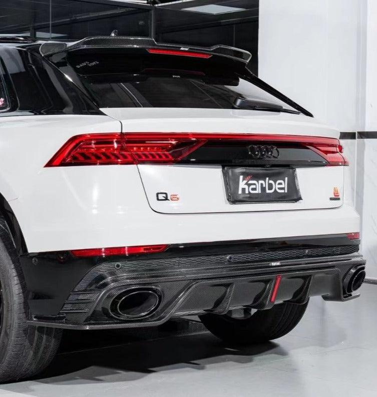 สปอยเลอร์ Carbon Fiber Audi RSQ8 SQ8 Q8 ทรง Karbel ปี 2019-ON