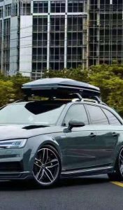 สเกิร์ตข้าง Carbon Fiber Audi A4 Allroad B9 ทรง Karbel ปี 2017-2019