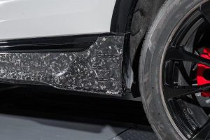 สเกิร์ตข้าง Carbon Fiber Audi SQ8 Q8 ทรง Karbel ปี 2019-ON
