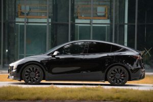 สเกิร์ตข้าง Carbon Fiber Tesla Model Y / Performance ทรง Karbel
