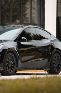 สเกิร์ตข้าง Carbon Fiber Tesla Model Y / Performance ทรง Karbel