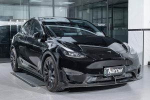 สเกิร์ตข้าง Carbon Fiber Tesla Model Y / Performance ทรง Karbel