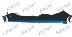 สเกิร์ตข้าง Carbon Fiber Volkswagen Golf GTI / R-line MK8 MK8.5 ทรง Karbel Dry Carbon