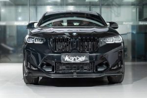 ชิ้นตกแต่งคาร์บอน Carbon Fiber BMW X4M/C F98 X3M/C F97 LCI ทรง Karbel