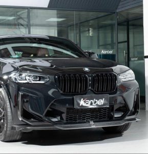 ชิ้นตกแต่งคาร์บอน Carbon Fiber BMW X4M/C F98 X3M/C F97 LCI ทรง Karbel