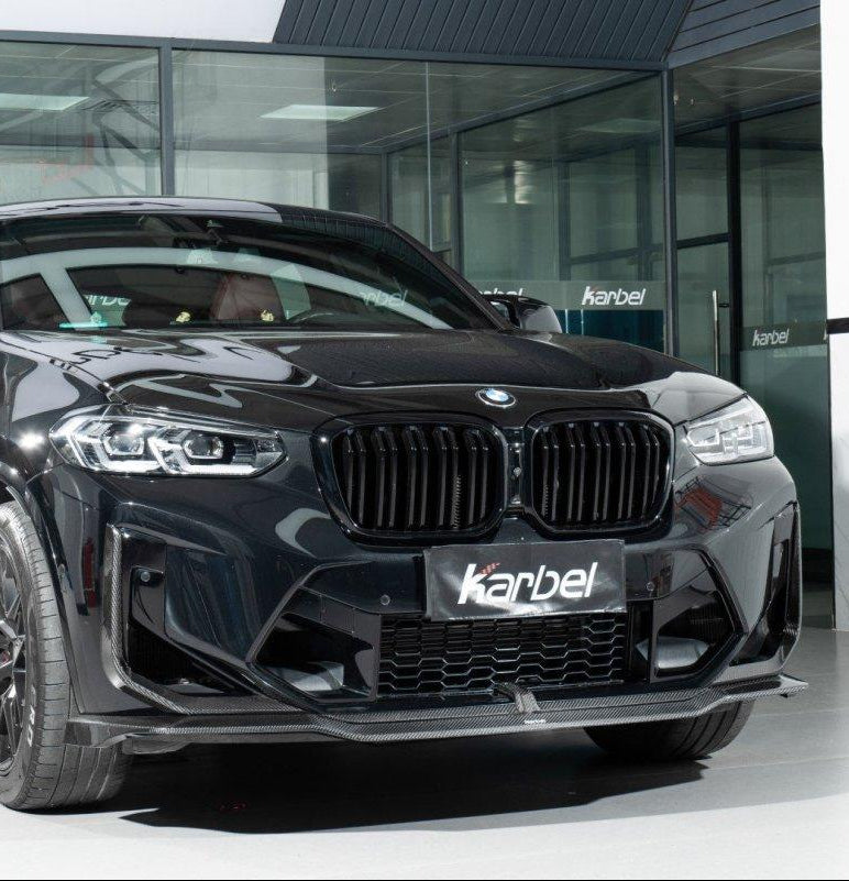 ชิ้นตกแต่งคาร์บอน Carbon Fiber BMW X4M/C F98 X3M/C F97 LCI ทรง Karbel