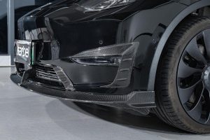 ชิ้นตกแต่งคาร์บอน Carbon Fiber Tesla Model Y / Performance ทรง Karbel