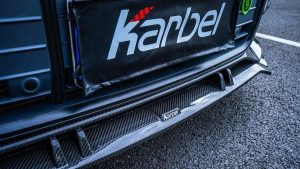 ลิ้นหน้า Carbon Fiber Audi A6 Allroad C8 ทรง Karbel V1 ปี 2020-ON