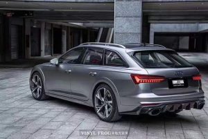 ดิฟฟิวเซอร์ Carbon Fiber Audi A6 Allroad C8 ทรง Karbel V1 ปี 2020-ON