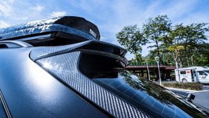 สปอยเลอร์หลังคา Carbon Fiber Audi A6 Allroad C8 ทรง Karbel V1 ปี 2020-ON
