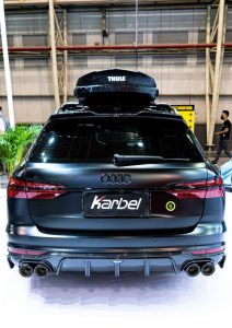 สปอยเลอร์หลังคา Carbon Fiber Audi A6 Allroad C8 ทรง Karbel V1 ปี 2020-ON