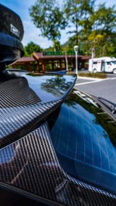 สปอยเลอร์หลังคา Carbon Fiber Audi A6 Allroad C8 ทรง Karbel V1 ปี 2020-ON