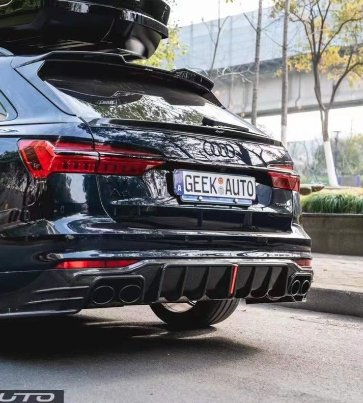 ดิฟฟิวเซอร์ Carbon Fiber Audi A6 Allroad C8 ทรง Karbel V2 ปี 2020-ON