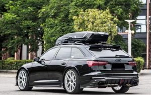 สปอยเลอร์หลังคา Carbon Fiber Audi A6 Allroad C8 ทรง Karbel V2 ปี 2020-ON