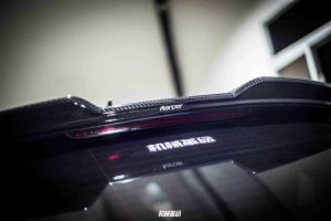 สปอยเลอร์หลังคา Carbon Fiber Audi A6 Allroad C8 ทรง Karbel V2 ปี 2020-ON