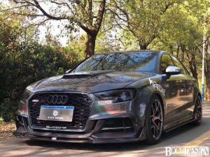 ฝากระโปรงหน้า Carbon Fiber Audi RS3 S3 A3 8V/8V.5 ทรง Karbel V1